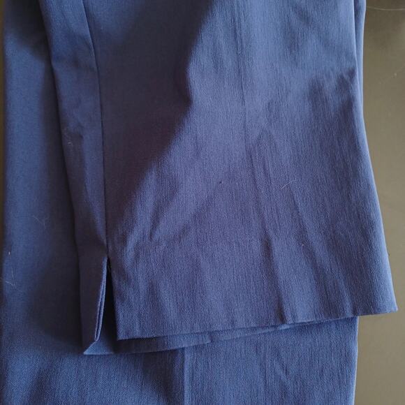 Lane Bryant THE LENA Stretch Ankle Pant Plus Size 26 Blue Curvy Fit Hem Vent NEW - Picture 5 of 12